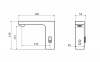 Фото смеситель для раковины акватек либра aq5610cr,цвет: хром