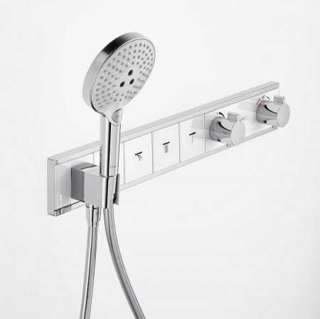 Фото встраиваемый термостатический смеситель для душа hansgrohe rainselect 15357600