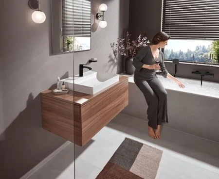 Фото смеситель для раковины hansgrohe vivenis 75022670