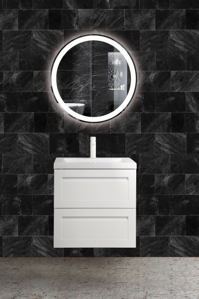 Фото тумба под раковину art&max platino 58 см am-platino-580-2c-so-bl