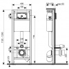 Фото инсталляция для унитаза kk pol economic 350/zpw/400-00-e0