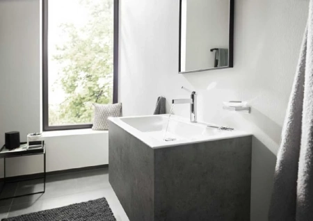 Фото смеситель для раковины hansgrohe finoris 76023000