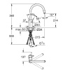 Фото смеситель для кухни grohe concetto new 32663dc3, цвет:сталь