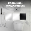 Фото клавиша смыва сенсорная abber ac0122s хром глянцевый