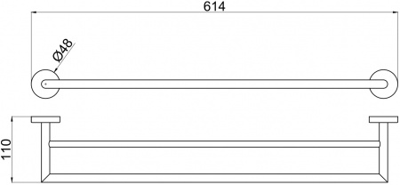 Фото полотенцедержатель allen brau priority 6.31012-00