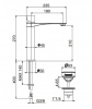 Фото смеситель для раковины webert one-b nb830402741