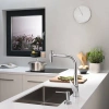 Фото смеситель для кухонной мойки hansgrohe talis select 73867000