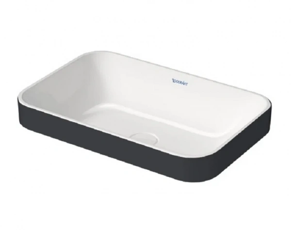 Фото раковина накладная duravit happy d.2 plus  60 см 2359606100
