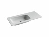 Раковина накладная Ceramicanova Element 101 см, цвет: белый CN7014
