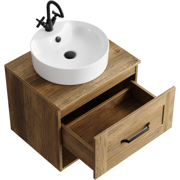 Фото тумба под раковину aqwella craft 60 см crf0106db