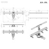 Фото душевой трап am.pm masterflow 60 см w01sc-s11-060-05sb