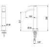 Фото смеситель для раковины jacuzzi rubinetteria ray iocr205lljapi