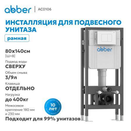 Фото инсталляция для двух унитазов abber ac0106