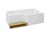 Фото акриловая ванна jacob delafon bain douche neo 180x90 см e6d004r-00