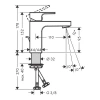 Фото смеситель для раковины hansgrohe vernis shape 71594670