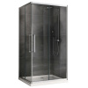 Душевое ограждение Abber Schwarzer Diamant 120x80 см AG02128H