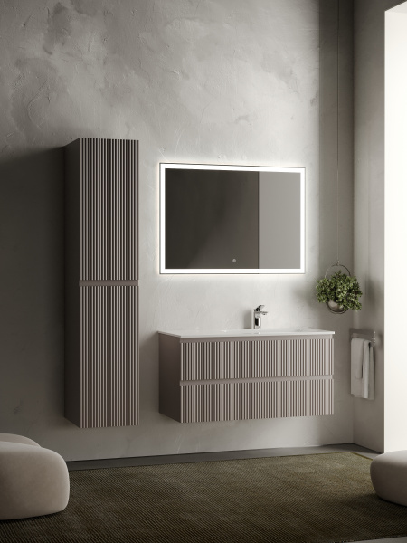 Фото тумба под раковину sancos snob r 100 см, цвет: doha soft snr100rsm