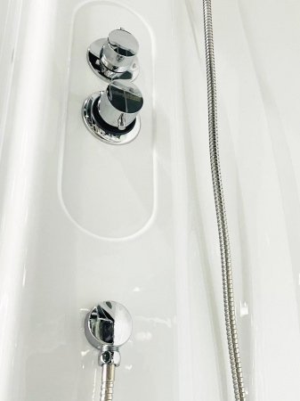 Фото душевая кабина royal bath вк rb90bk2-m-ch 90x90 см