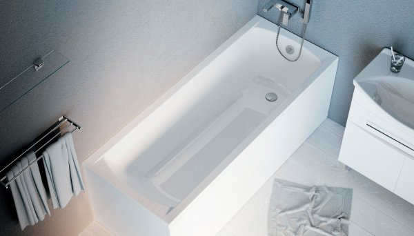 Фото акриловая ванна 1marka modern 130x70 см 58104