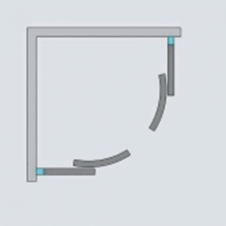 Фото душевое ограждение radaway premium plus a 90x90 см 30403-01-06n