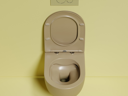 Фото унитаз подвесной, безободковый ceramicanova modena cn6063mc