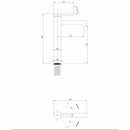 Фото смеситель для раковины abber emotion af8811g