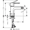 Фото смеситель для биде hansgrohe rebris e 72211000