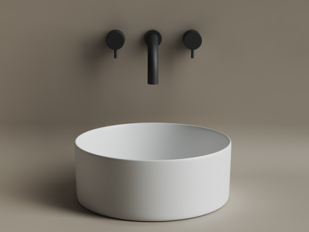 Фото раковина накладная ceramicanova element 35.8 см, цвет: белый cn6032mw