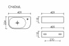 Фото раковина подвесная ceramicanova element 40.9 см, цвет: белый cn6066l