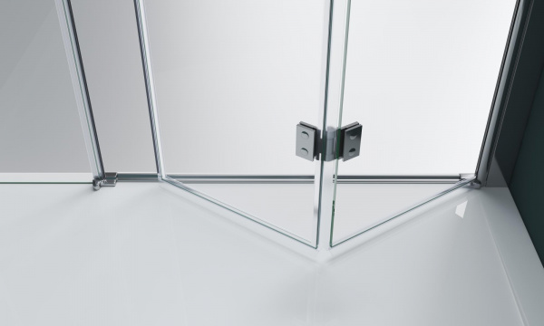 Фото душевая дверь belbagno albano-bs-13-30+80-c-cr 110 см