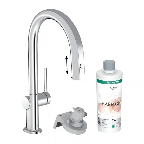 Фото смеситель для кухонной мойки hansgrohe aqittura 76800000