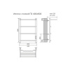 Фото электрический полотенцесушитель azario verona 40x60 см цвет: белый az04846pw