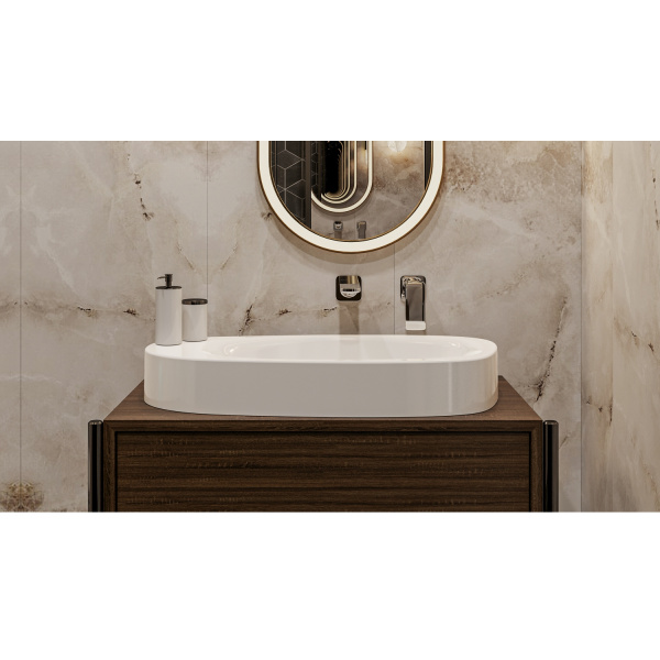 Фото раковина накладная whitecross moonstone 70 см 0732.070035.100