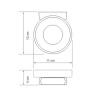 Фото мыльница стекло wasserkraft berkel k-6829