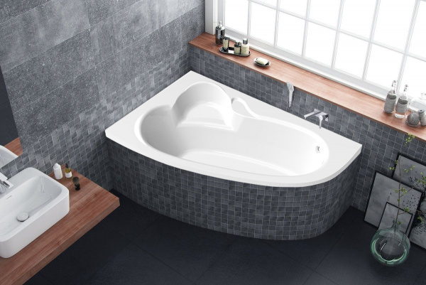 Фото акриловая ванна c-bath  atlant 140x100 см r cba00101r