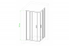 Фото душевое ограждение royal bath hpd rb9100hpd-c-bl 100x90 см