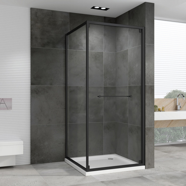 Фото душевое ограждение abber schwarzer diamant ag0a100b 100x100 см