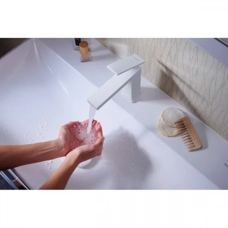 Фото смеситель для раковины hansgrohe tecturis e 73012700