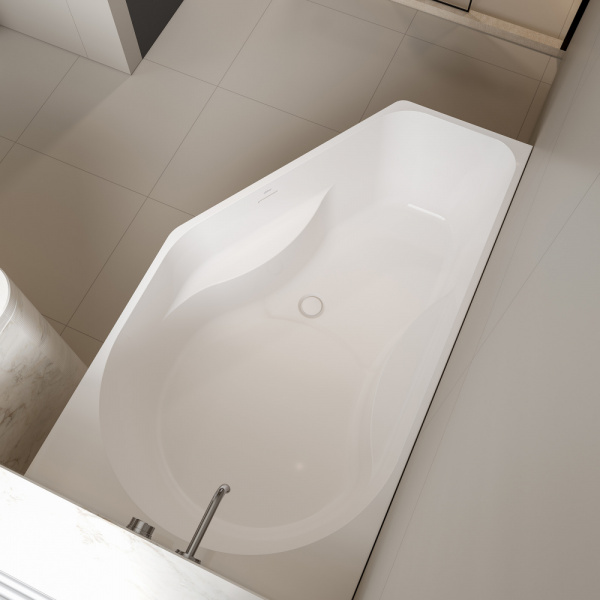 Фото акриловая ванна abber ab9505 r 160x90 см