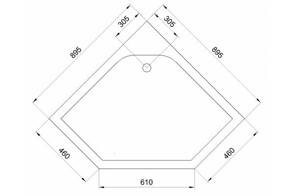 Фото поддон royal bath 90x90 см rb90tr