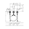 Фото смеситель для раковины hansgrohe finoris 76034000