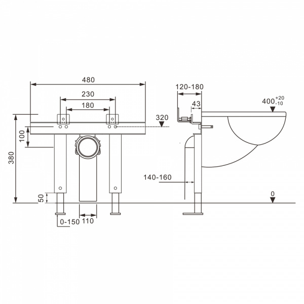 Фото инсталляция для унитазов abber ac0102p
