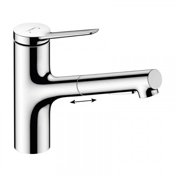 Фото смеситель для кухонной мойки hansgrohe zesis 74810000