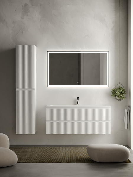 Фото тумба под раковину sancos snob r 120 см, цвет: bianco snr120w