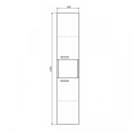 Фото пенал подвесной comforty никосия 35 см 00-00015953