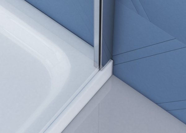 Фото душевое ограждение 	belbagno due 80x120 см due-ah-1-120/80-c-cr