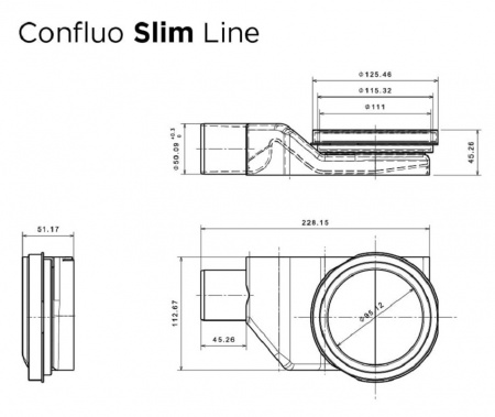 Фото трап линейный с решеткой pestan confluo slim line 85 см 13100029