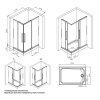 Фото душевое ограждение am.pm func 120x90 см w84g-403-12090-mt