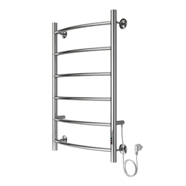 Фото электрический полотенцесушитель azario verona 50x80 см цвет: хром az04858