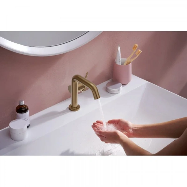 Фото смеситель для раковины hansgrohe tecturis s 73323140